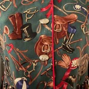 Vintage Equestrian Kate Greenway dress girls size 14/ woman’s size Xs/Small